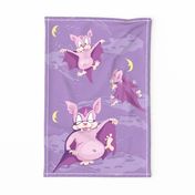 Funny FatBat Tea towel