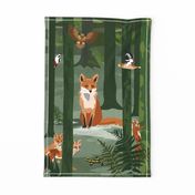 fox and friends wall hanging