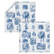 Alice toile blue and white