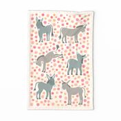 Darling Donkeys Tea Towel