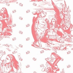 Alice toile pink and white