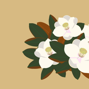 magnolia placemat-praline