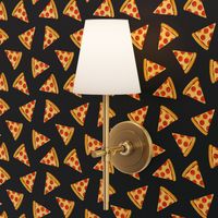 (1.75" scale) pizza slice (navy) food fabric C18BS