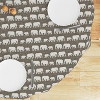 elephants march - taupe