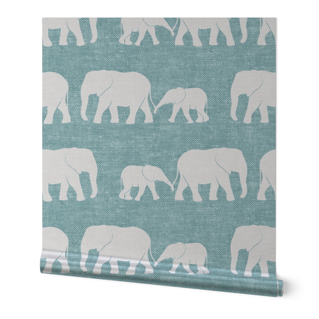 elephants march - adventure blue