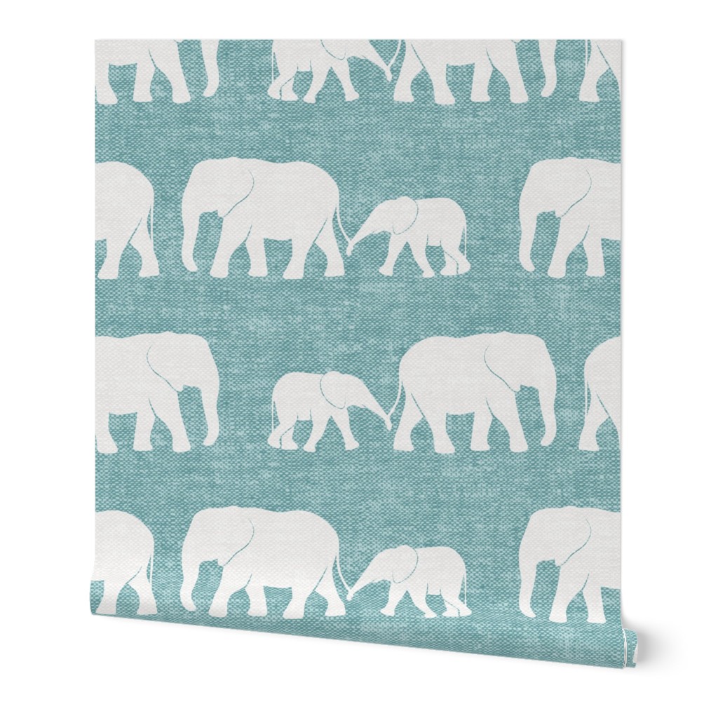 elephants march - adventure blue
