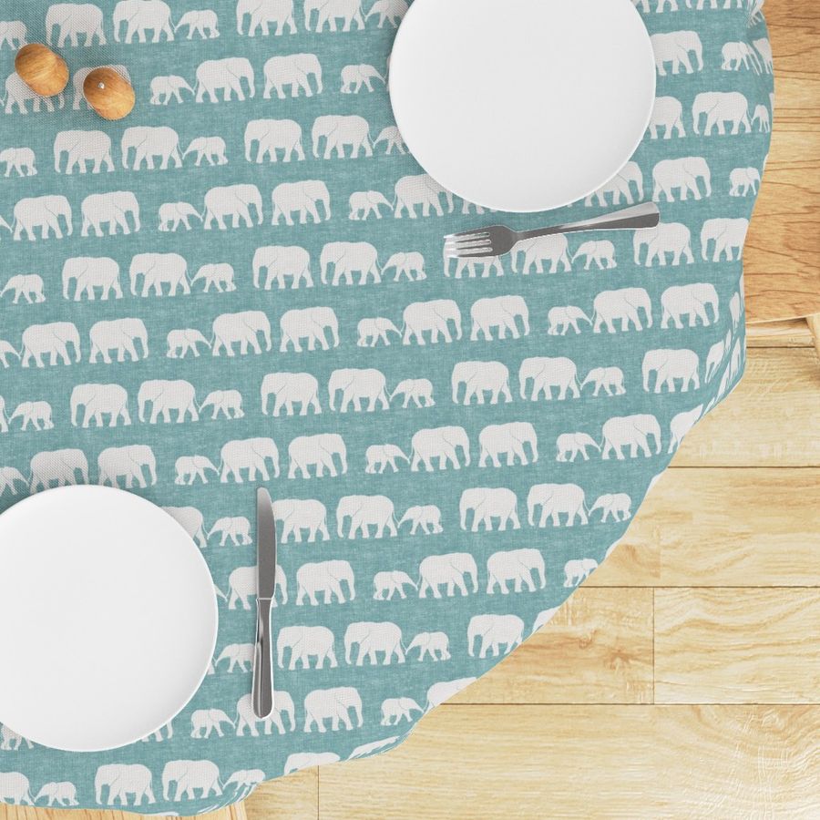 elephants march - adventure blue