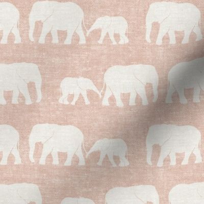 elephants march - blush