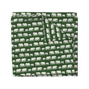 elephants march - green