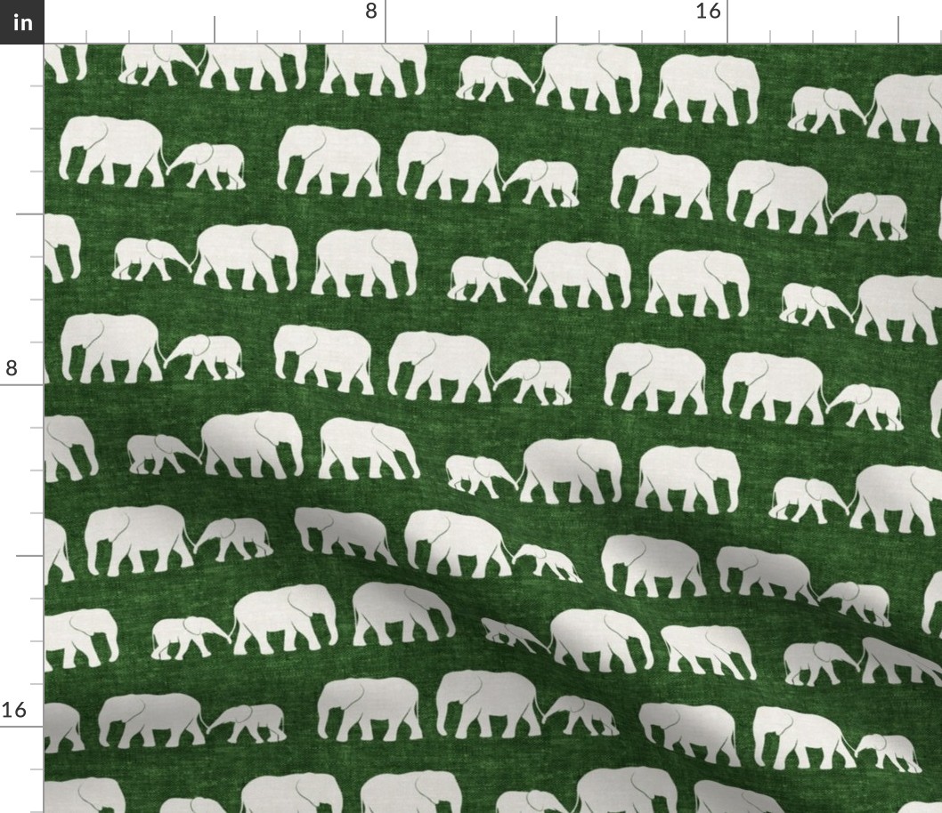 elephants march - green