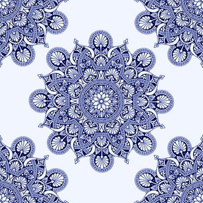 fortune mandala marine blue