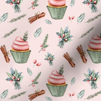 6" Festive Cupcakes // Blush