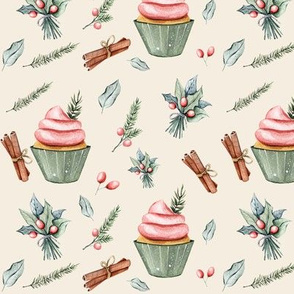 6" Festive Cupcakes // White Linen