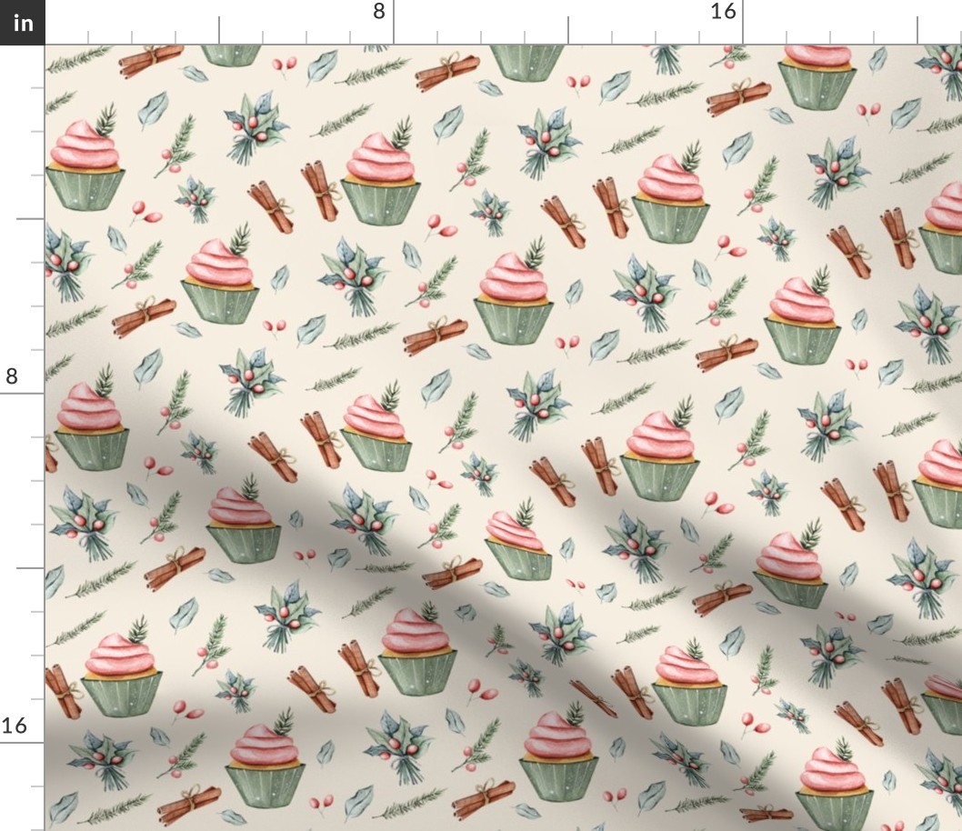 6" Festive Cupcakes // White Linen