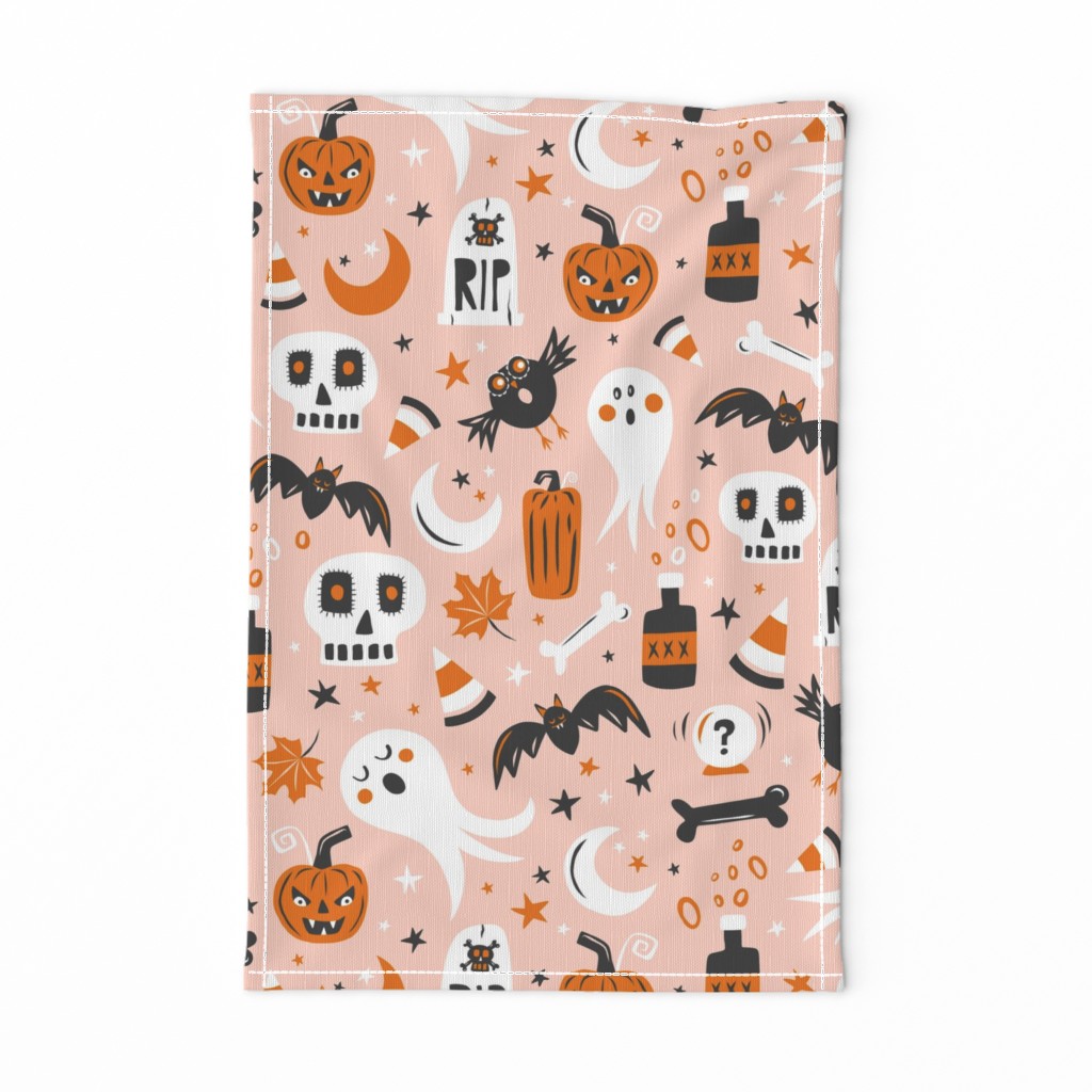 Halloween Haunting - Blush Pink Large Scale