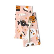 Halloween Haunting - Blush Pink Large Scale