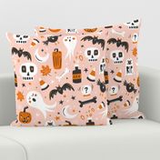 Halloween Haunting - Blush Pink Large Scale