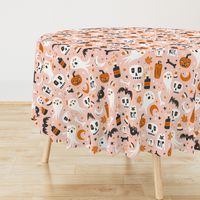 Halloween Haunting - Blush Pink Large Scale