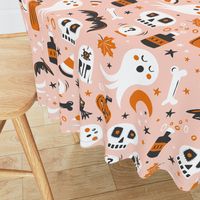 Halloween Haunting - Blush Pink Large Scale