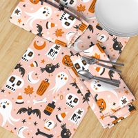 Halloween Haunting - Blush Pink Large Scale