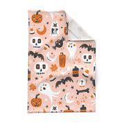 Halloween Haunting - Blush Pink Large Scale