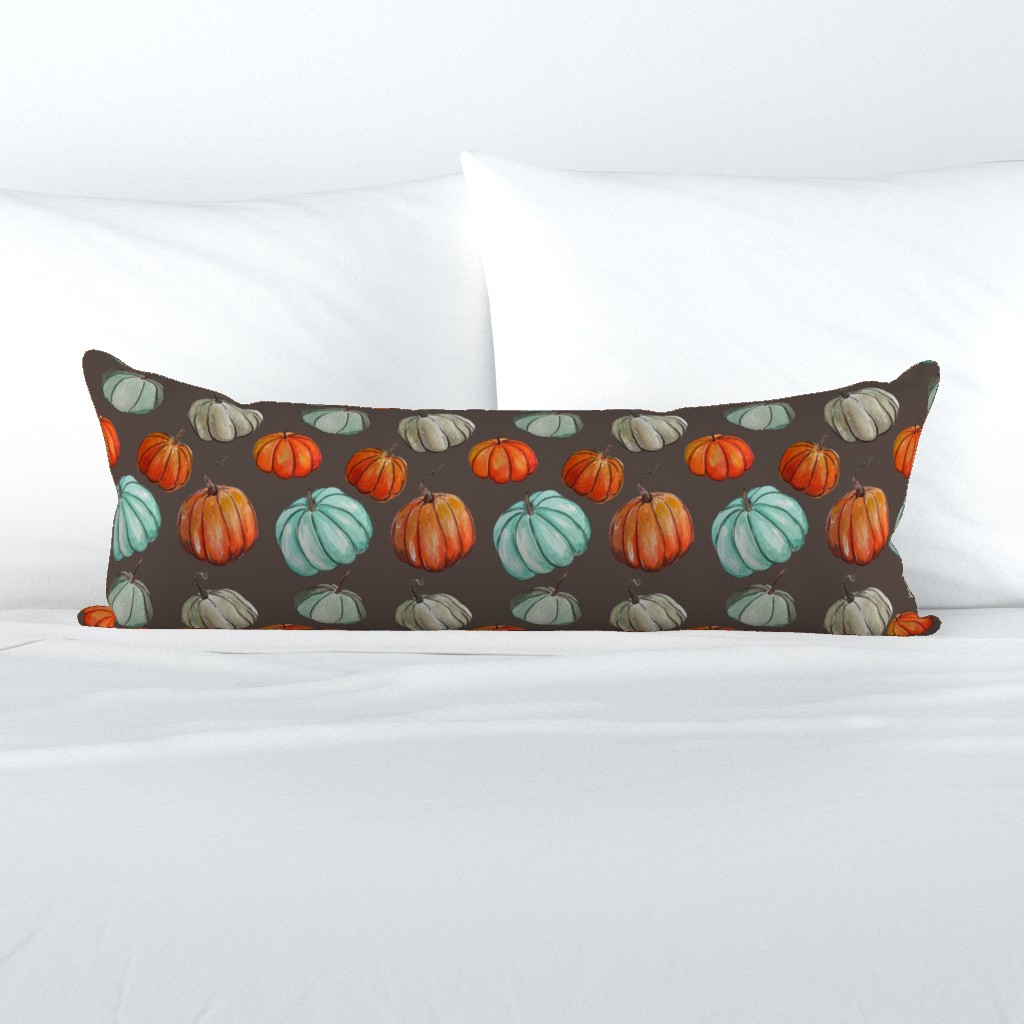 Autumn Pumpkin Patch // Dark Grey