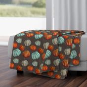 Autumn Pumpkin Patch // Dark Grey