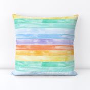 watercolor rainbow stripes C18BS