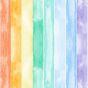 watercolor rainbow stripes C18BS (90)
