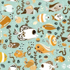 Funny Fish-Aqua-150