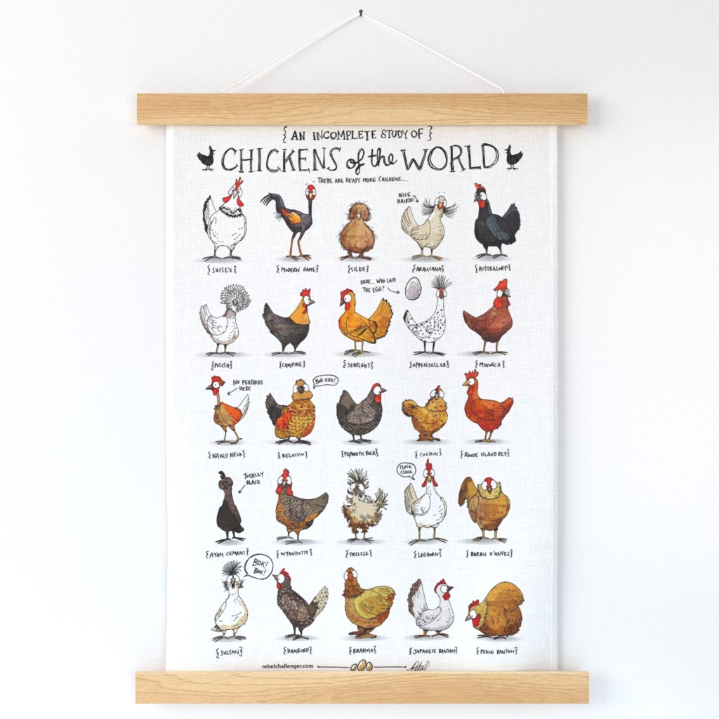 Chickens of the World, by Rebel Challenger