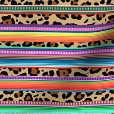 Serape Leopard Neon