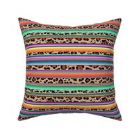 Serape Leopard Neon