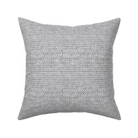 mud cloth stripes - mudcloth woven grey 