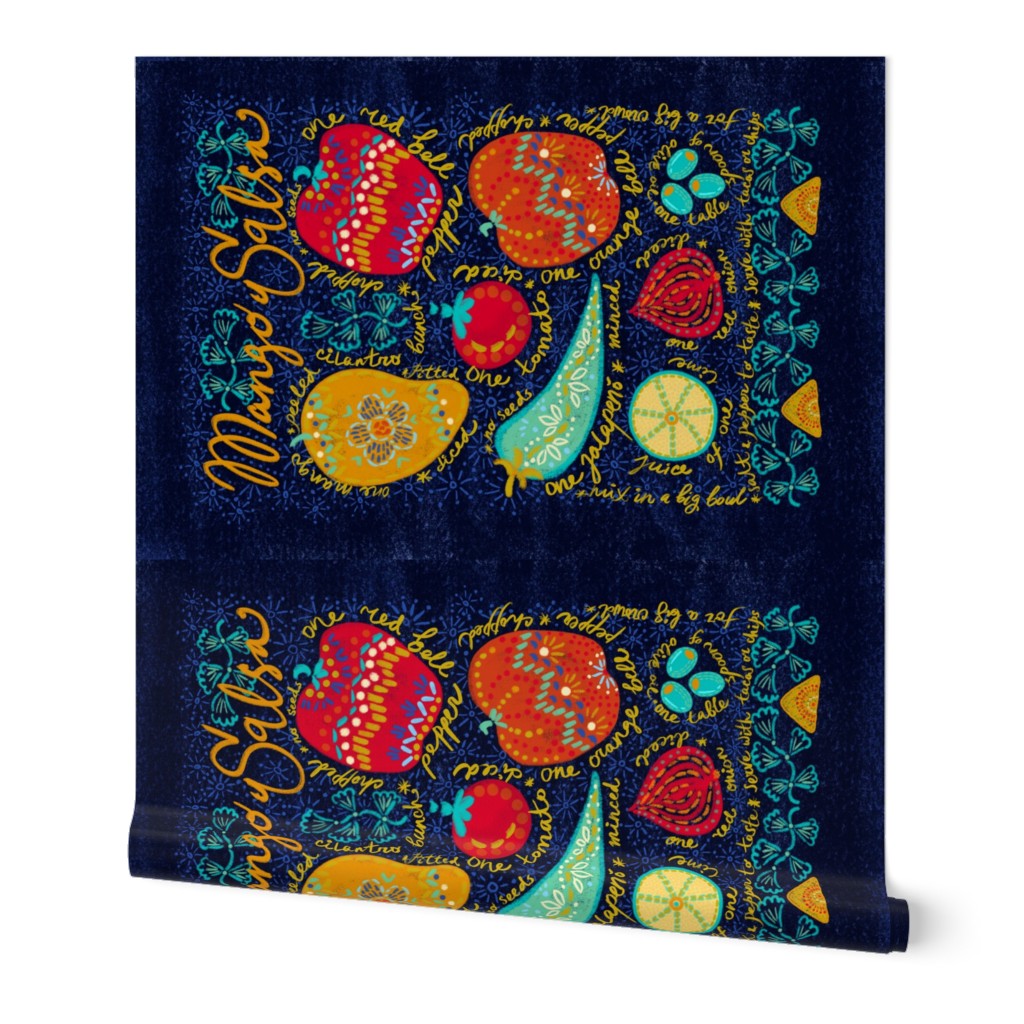 Mango Salsa tea-towel