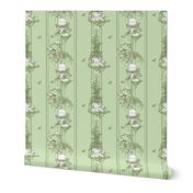 Green Stripe Garden Toile Small