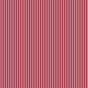 Red and white vertical stripes