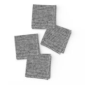mud cloth stripes - mudcloth woven dark grey