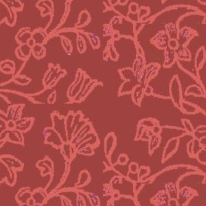 Pompeii Rose Brocade