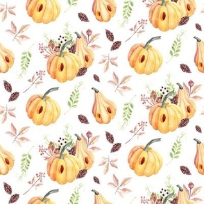 8" Divine Pumpkins // White 