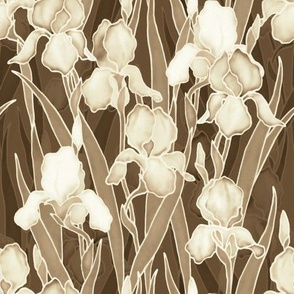 Sepia Irises