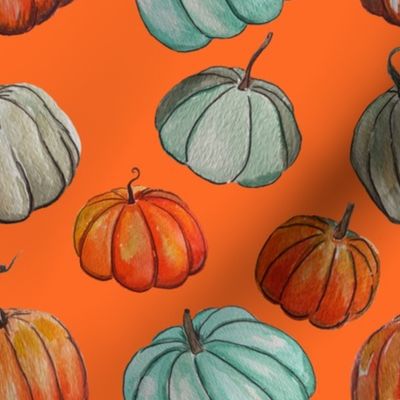 Autumn Pumpkin Patch // Orange