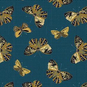Butterflies are free Teal 092518