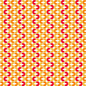 Abstract Geometric, small red