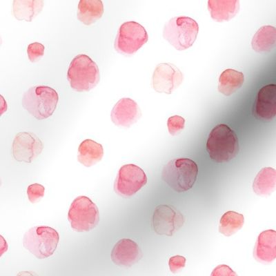 Pink and Blush Watercolor Dots