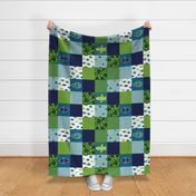 Robot Cheater Quilt - Continuous