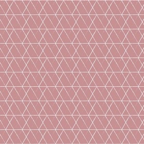 Rabbit Diamond White on Vintage Pink