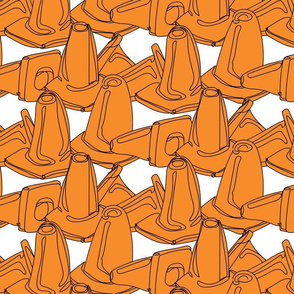 Sea of Cones - Orange
