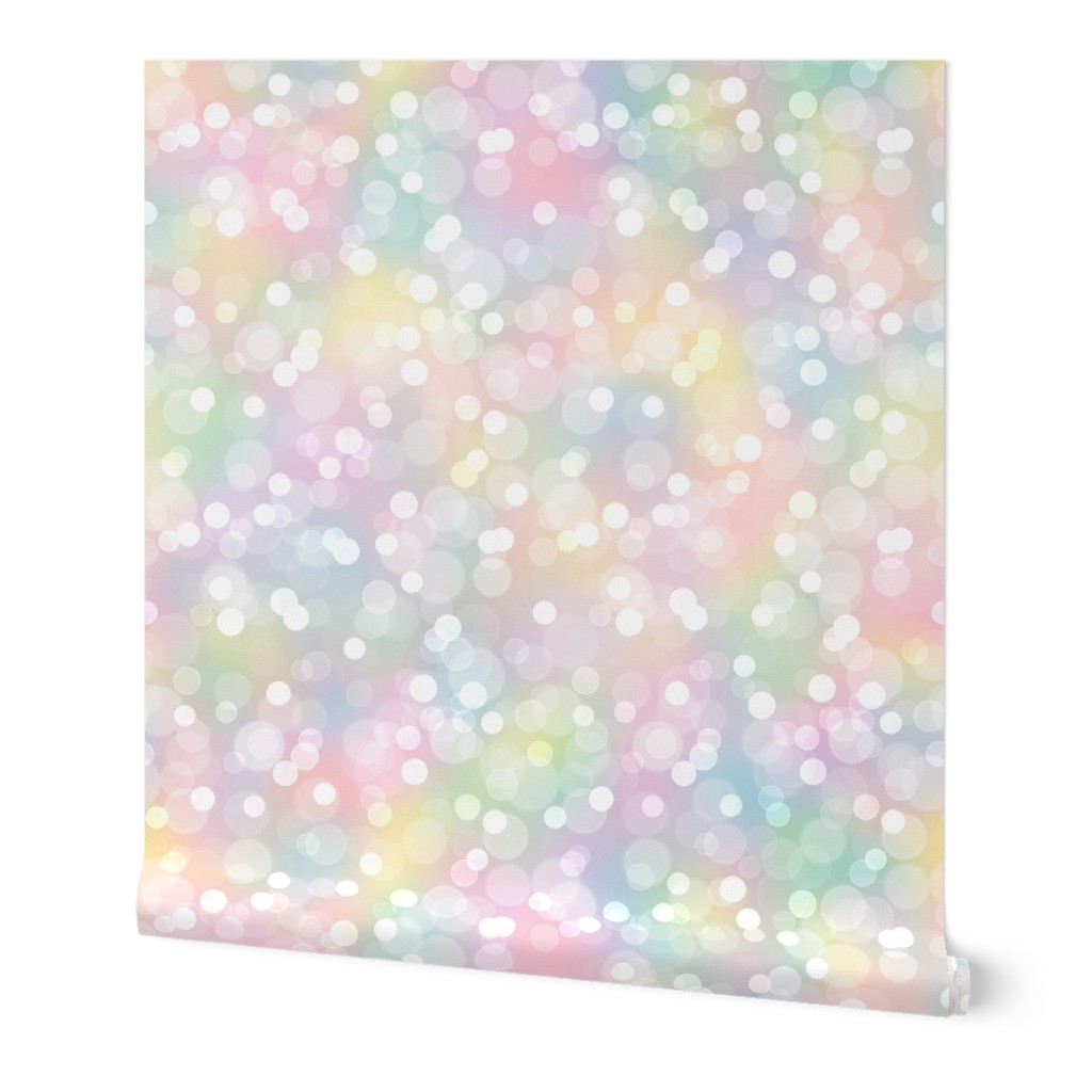 Pastel Candy Color Small Bokehs Wallpaper