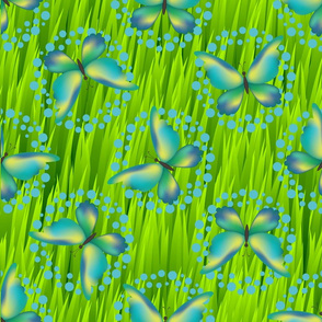 Butterflies in the Grass